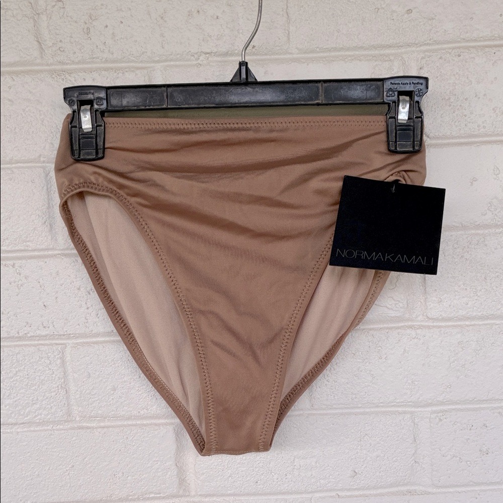 NWT Norma Kamali Underwire Bikini Bottom in Suntan